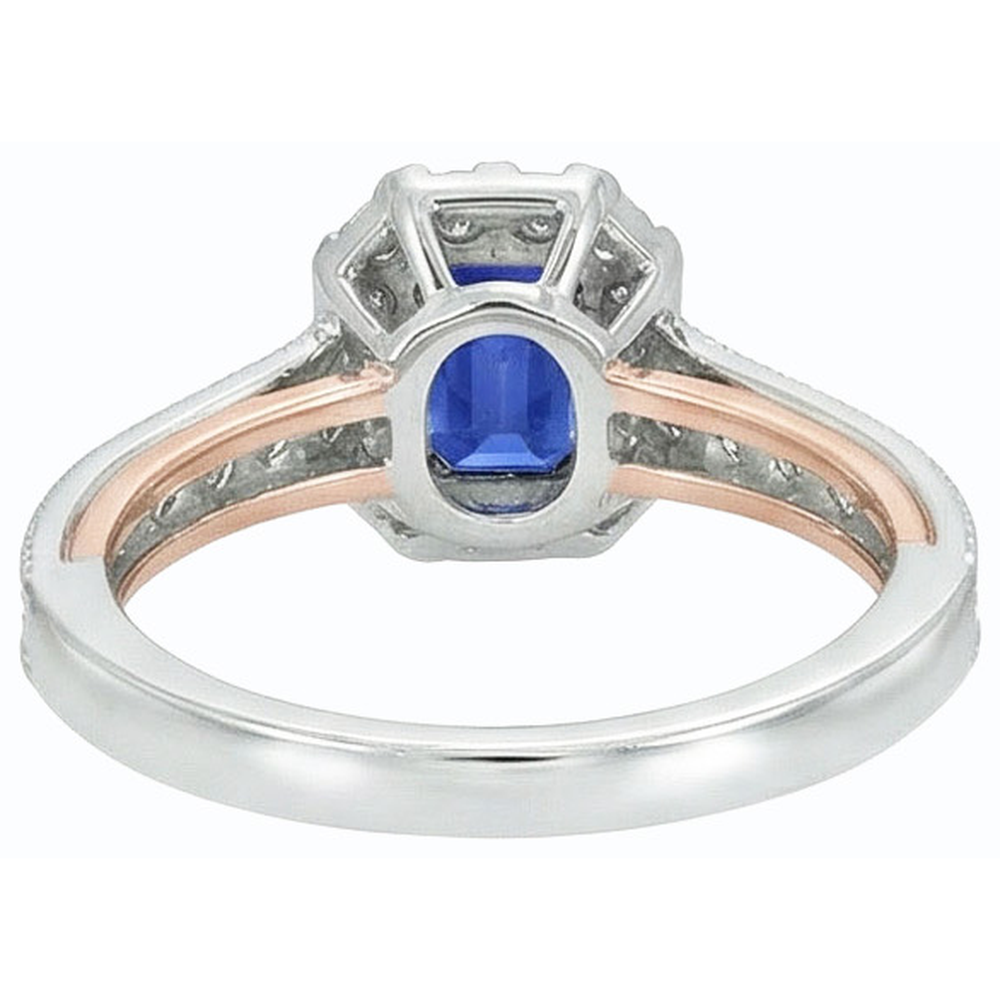 naturel diamant 3.50carats bague vue de dessus
