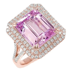 Bague Kunzite 18 ct à Vendre