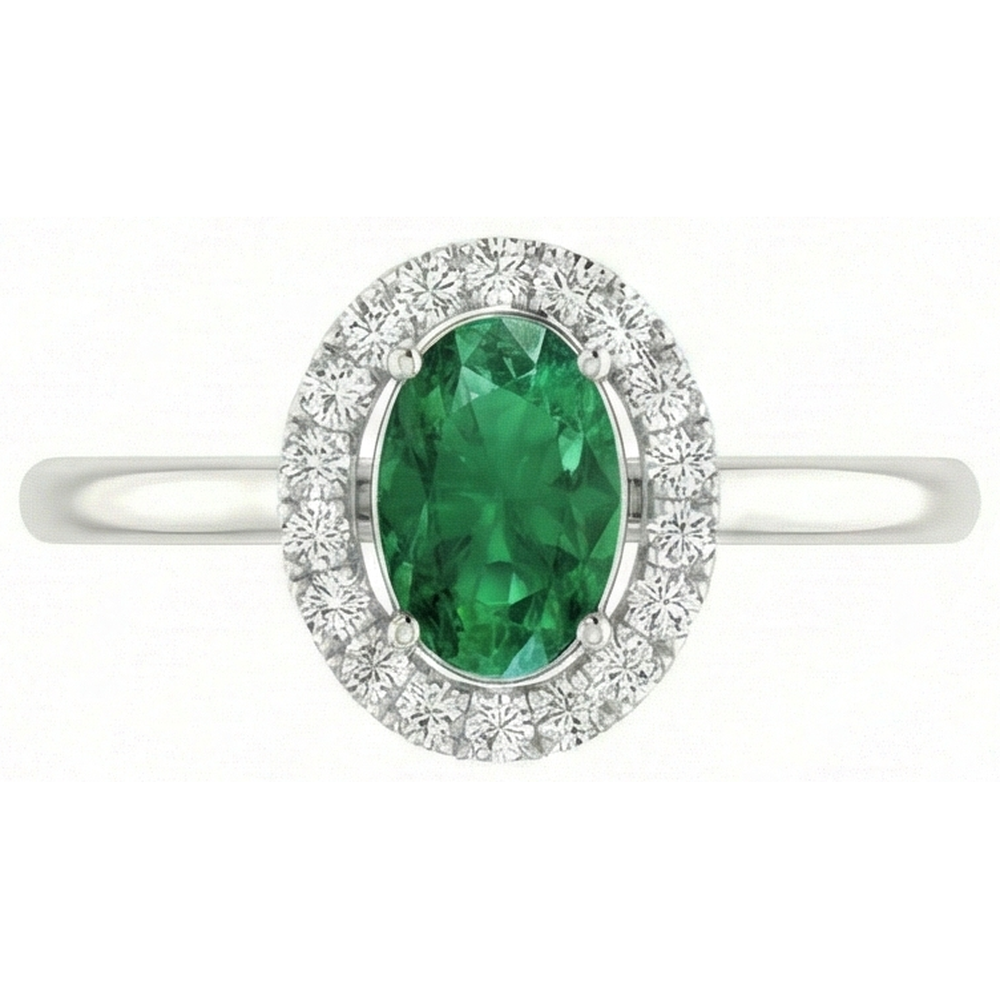naturel oval diamant 3.70carats bague détail rapproché