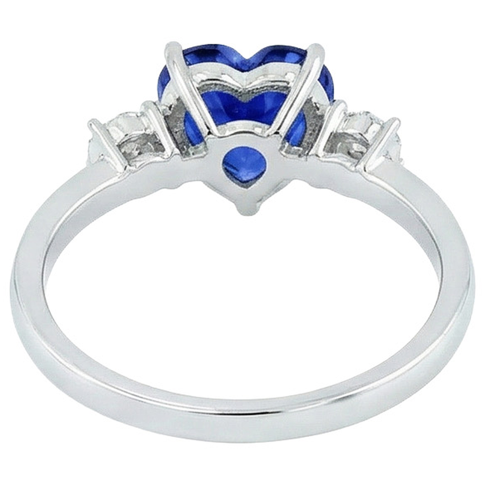 naturel round diamant 11carats bague vue de profil