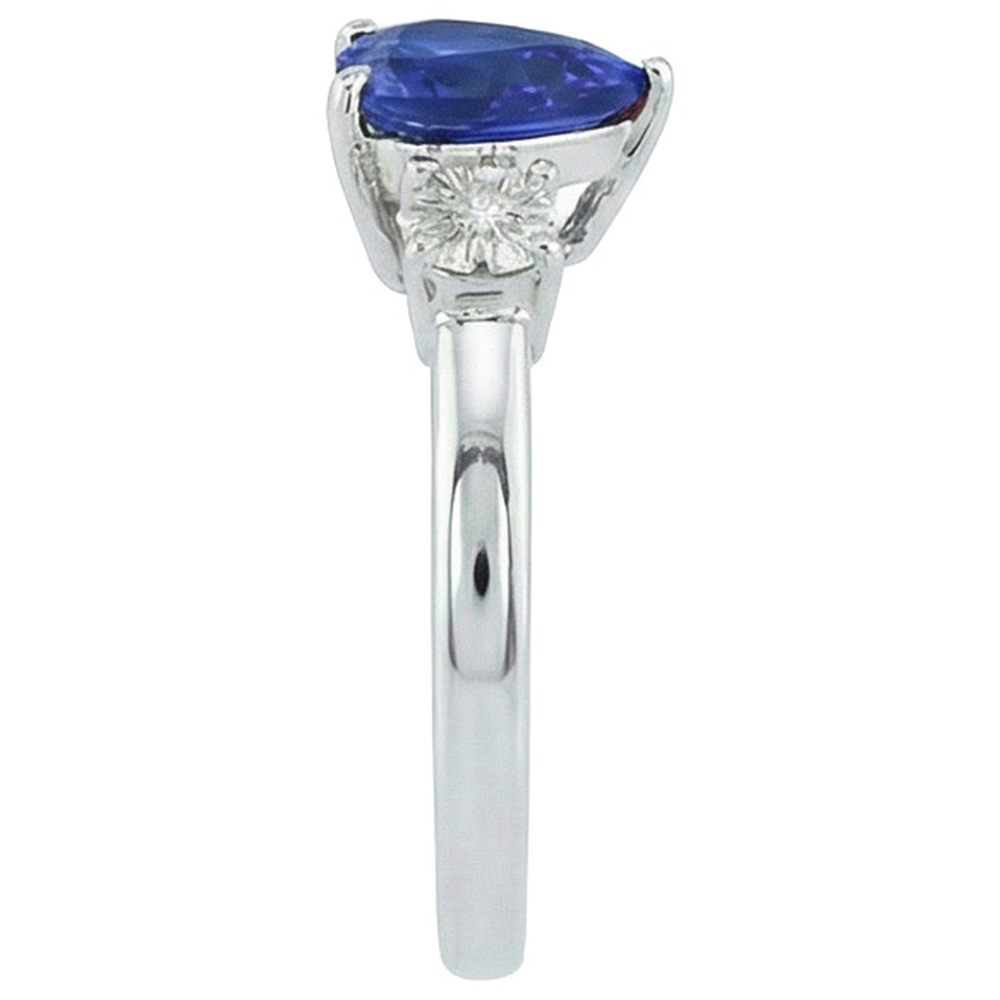 naturel round diamant 11carats bague vue de dessus