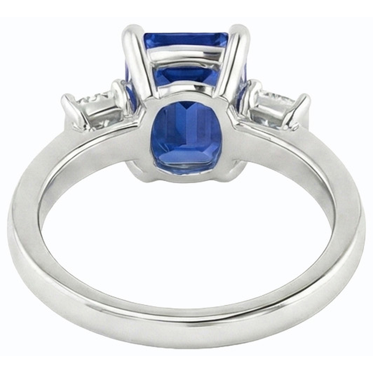naturel diamant 2.50carats bague angle de côté
