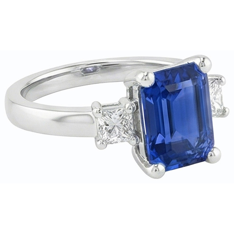 naturel diamant 2.50carats bague vue de dessus