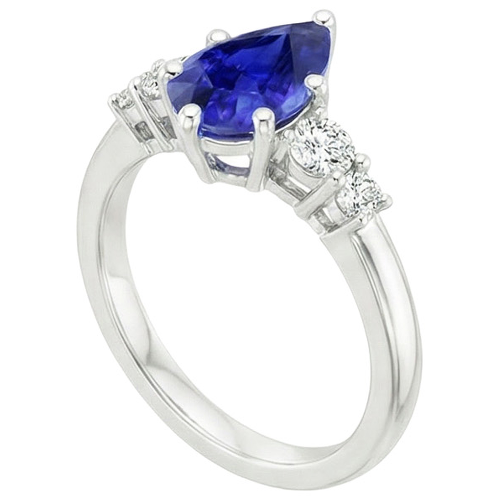 naturel round diamant 3.25carats bague détail rapproché