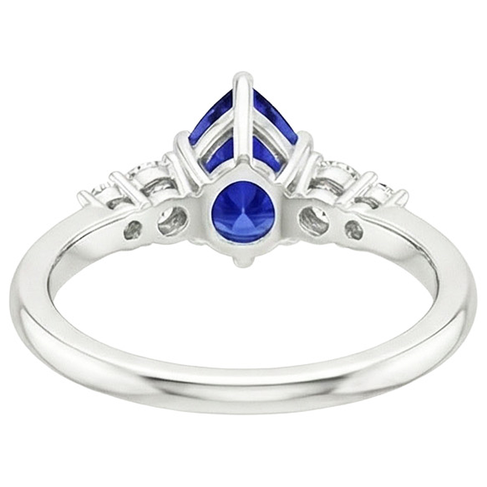naturel round diamant 3.25carats bague vue de dessus