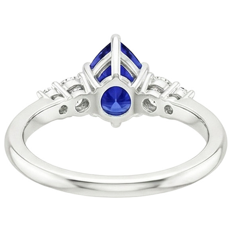 naturel round diamant 3.25carats bague vue de dessus
