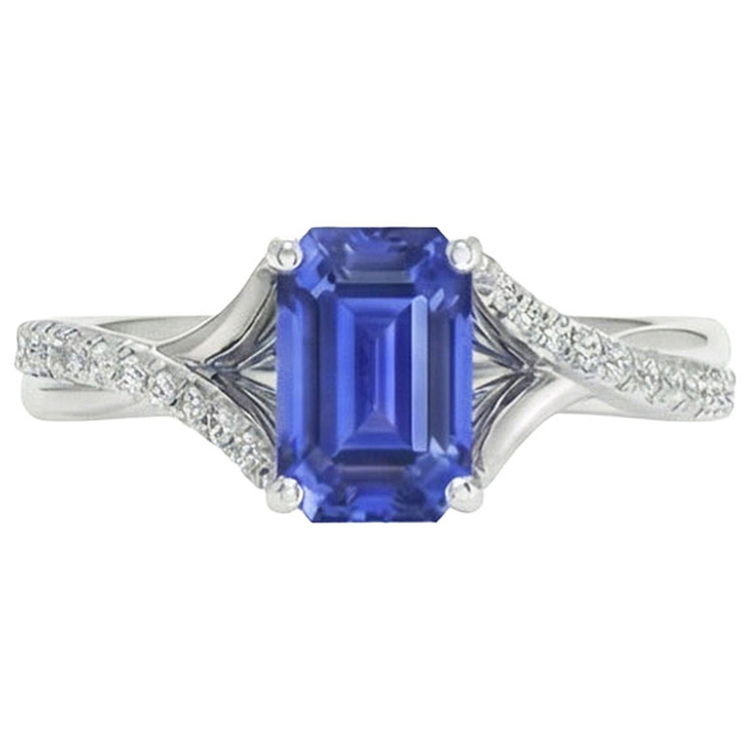 naturel emerald émeraude 5.25carats bague angle de côté