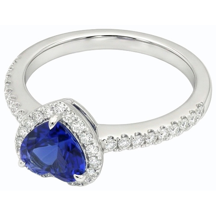 naturel round diamant 3carats bague détail rapproché