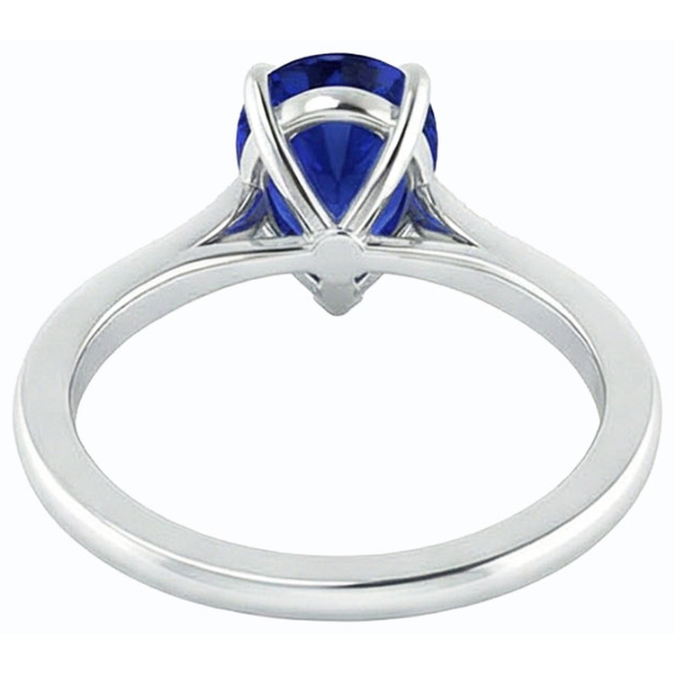 naturel pear diamant 2.50carats bague détail rapproché