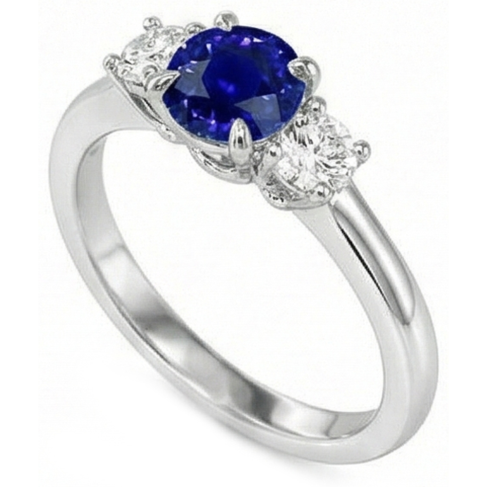 naturel round diamant 2carats bague détail rapproché