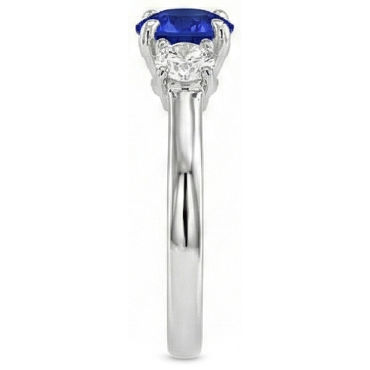 naturel round diamant 2carats bague vue de dessus