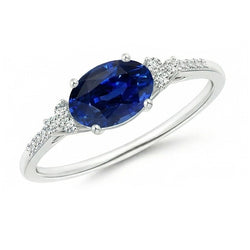 Bague Saphir Naturel 4 Carats