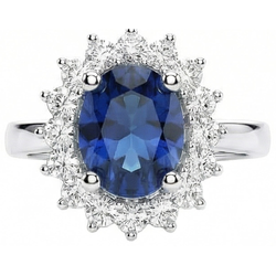 Bague Diamant Naturel 2 Carats