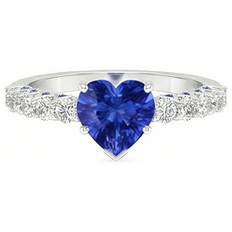 naturel round diamant 2.50carats bague détail rapproché
