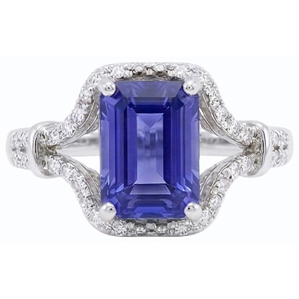 naturel diamant 4carats bague angle de côté