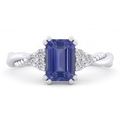 Bague Diamant Naturel 2 Carats