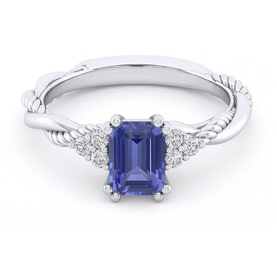 naturel diamant 2carats bague détail rapproché