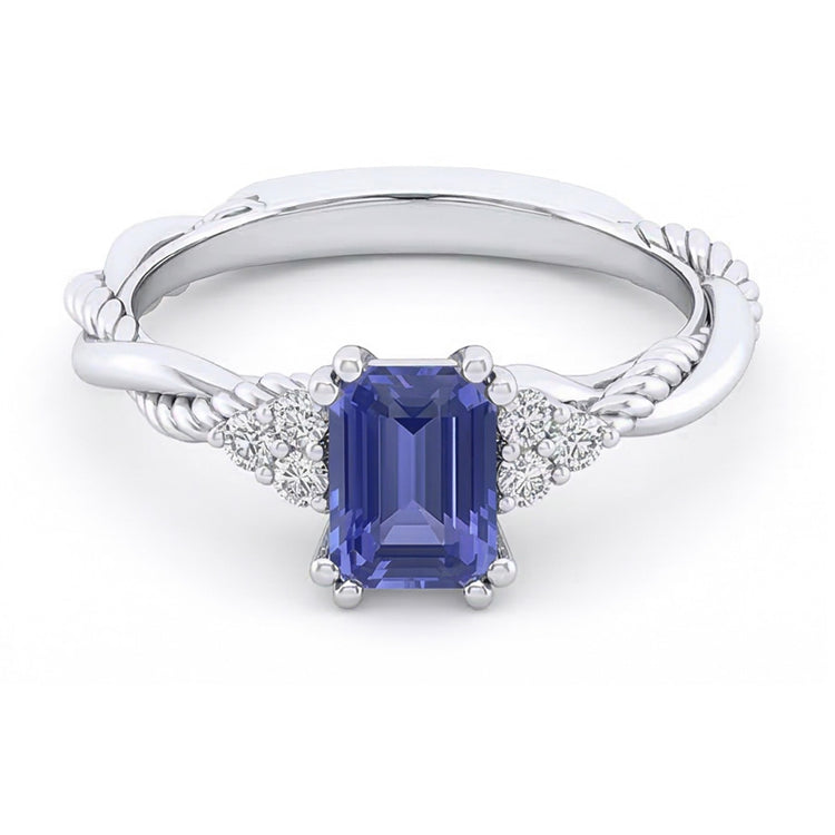 naturel diamant 2carats bague détail rapproché