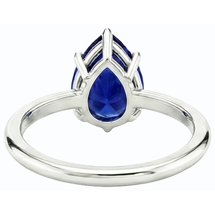 Bague Pierre de Naissance Septembre Taille Poire