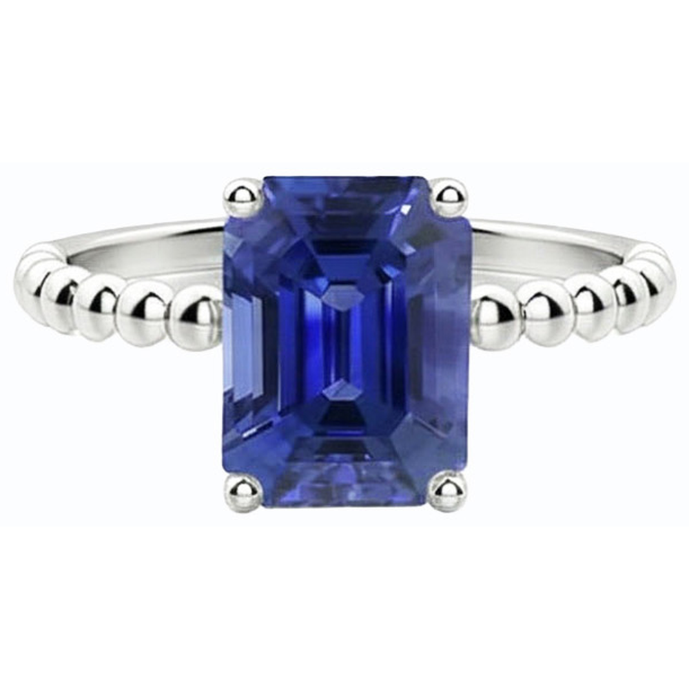 naturel diamant 3carats bague sur blanc