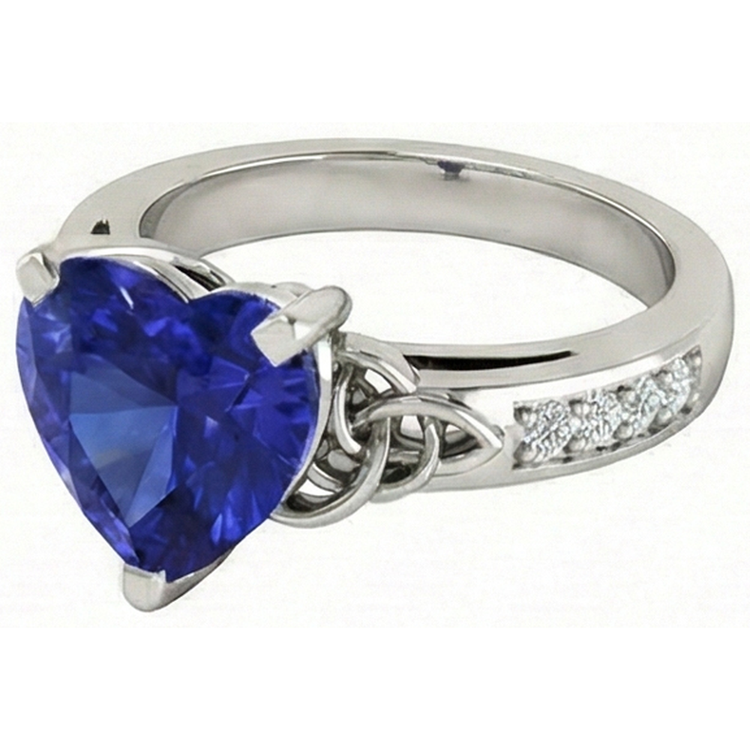 naturel round diamant 3.50carats bague détail rapproché