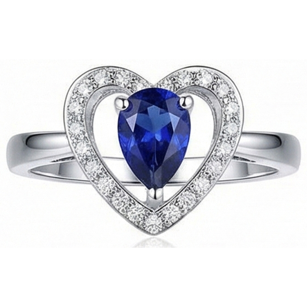 naturel round diamant 2.25carats bague vue de face