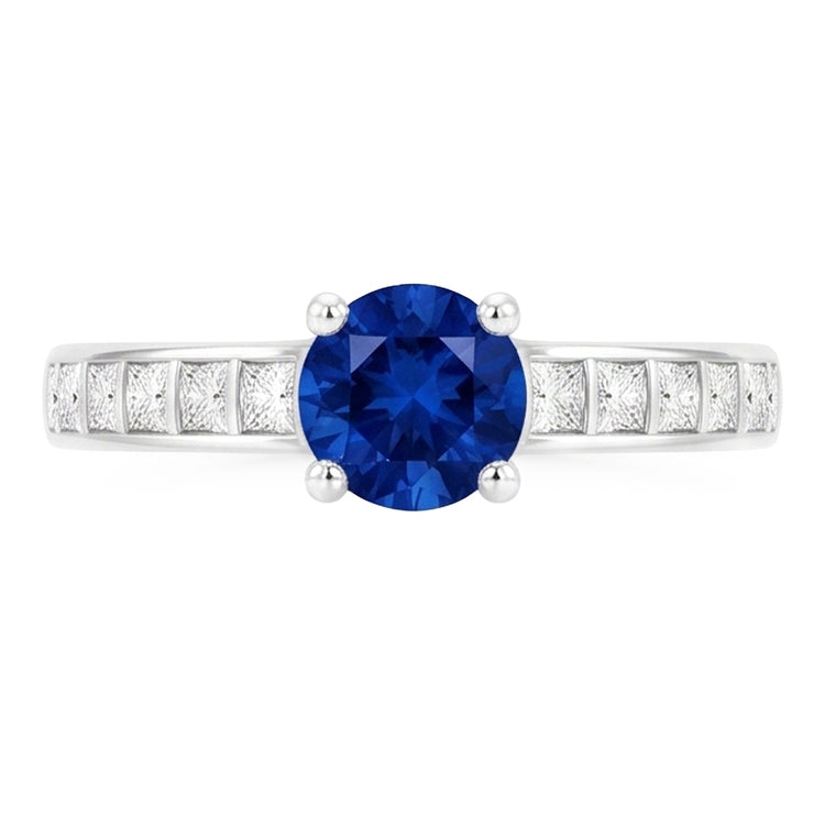 Bague Pour Femme En Saphir De Ceylan Véritable De 2 Carats