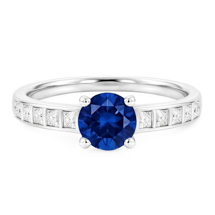 Bague Pour Femme En Saphir De Ceylan Véritable De 2 Carats