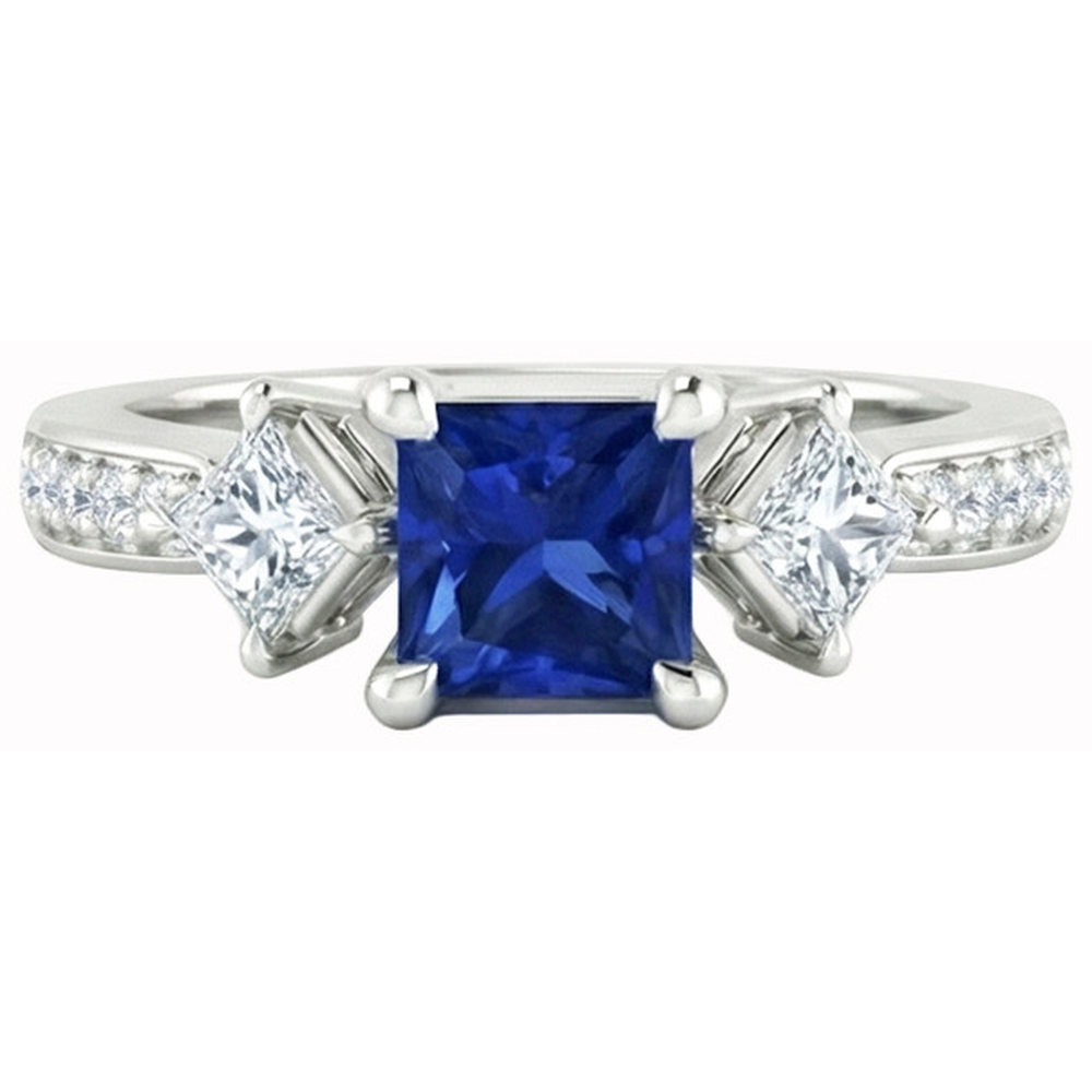 naturel round diamant 2.50carats bague détail rapproché
