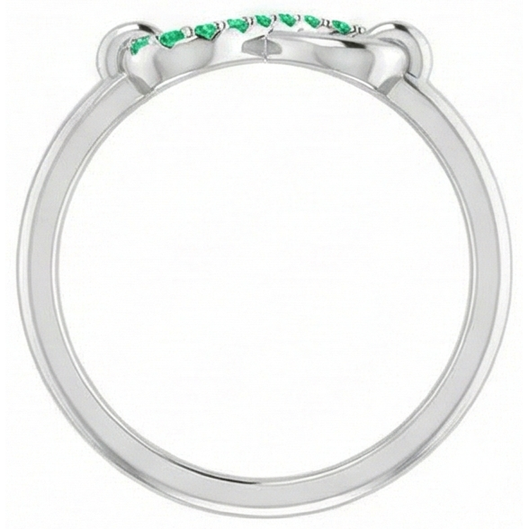 naturel diamant 1carats bague vue de profil