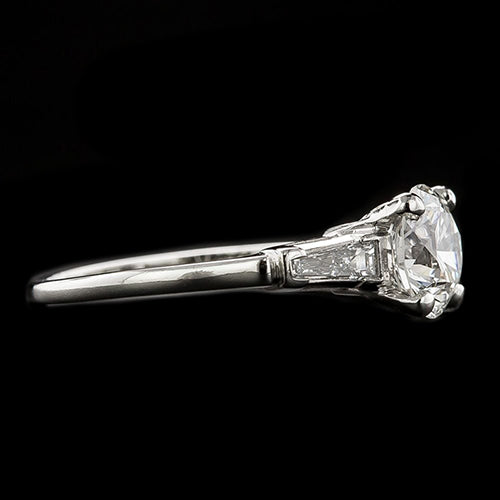 Bague Réel Diamant 4 Carats 3 Pierres