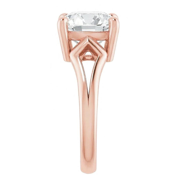 Bague Réel Diamant Coussin 7 Carats Pour Femme
