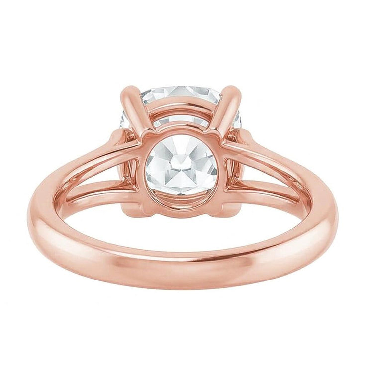 Bague Réel Diamant Coussin 7 Carats Pour Femme