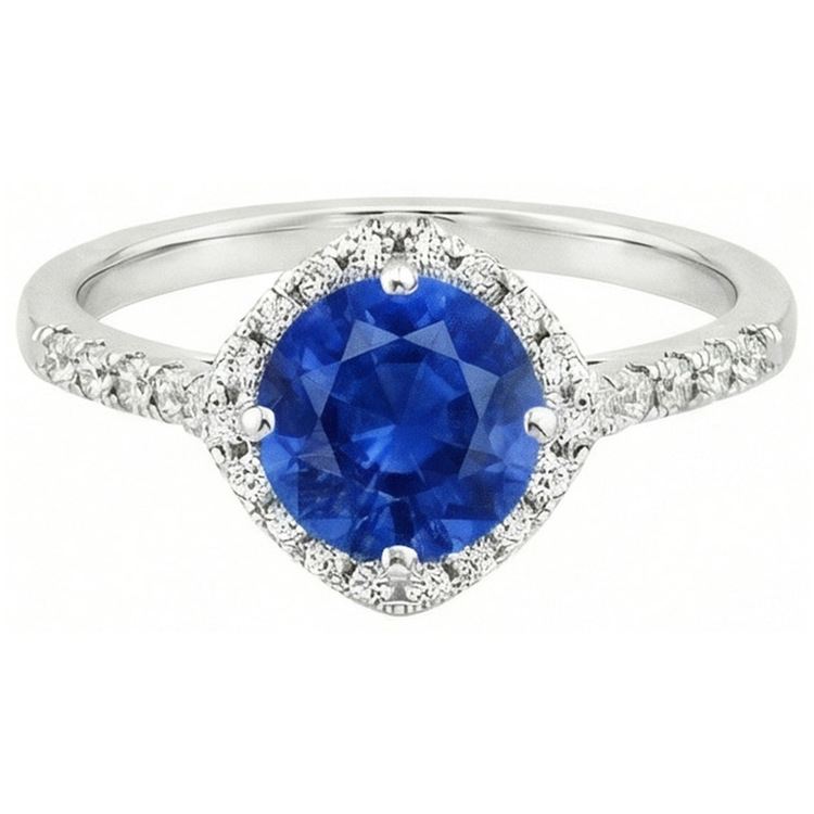 naturel diamant 14carats bague vue de dessus