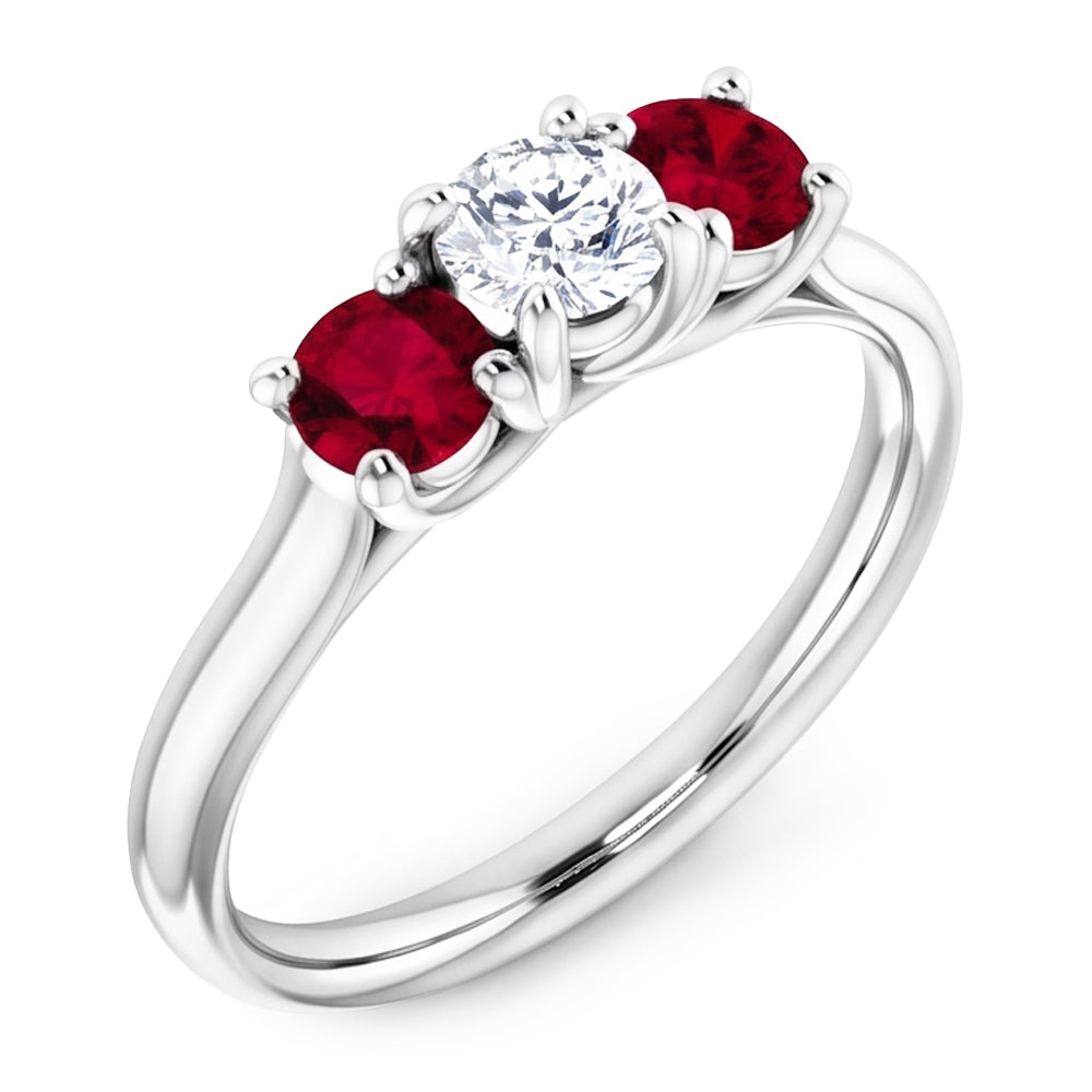 Bague Rubis Naturel 2.40 Carats