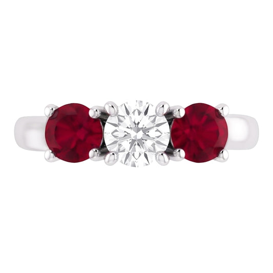 Bague Rubis Naturel 2.40 Carats