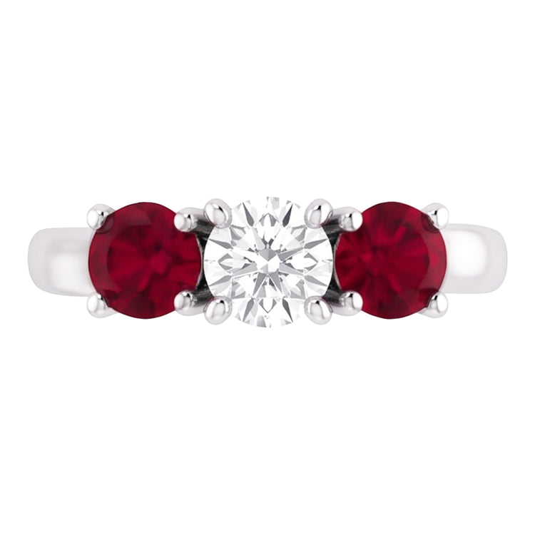 Bague Rubis Naturel 2.40 Carats