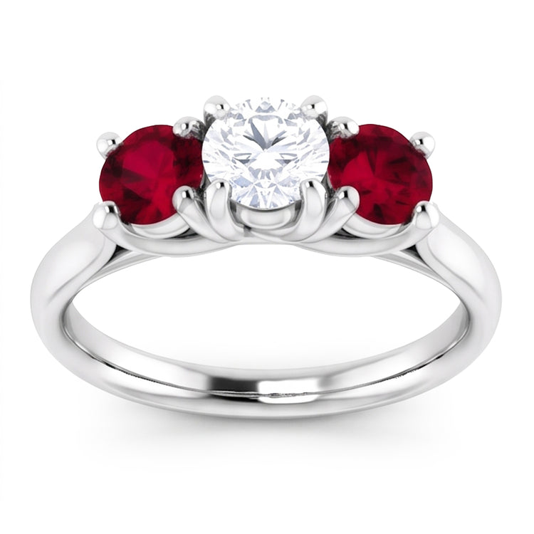 Bague Rubis Naturel 2.40 Carats