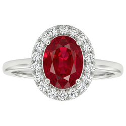 Bague Rubis Naturel 3.75 Carats