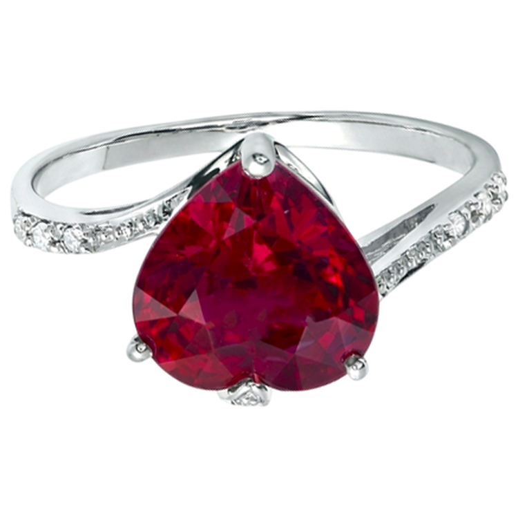 naturel round diamant 7.20carats bague vue de face