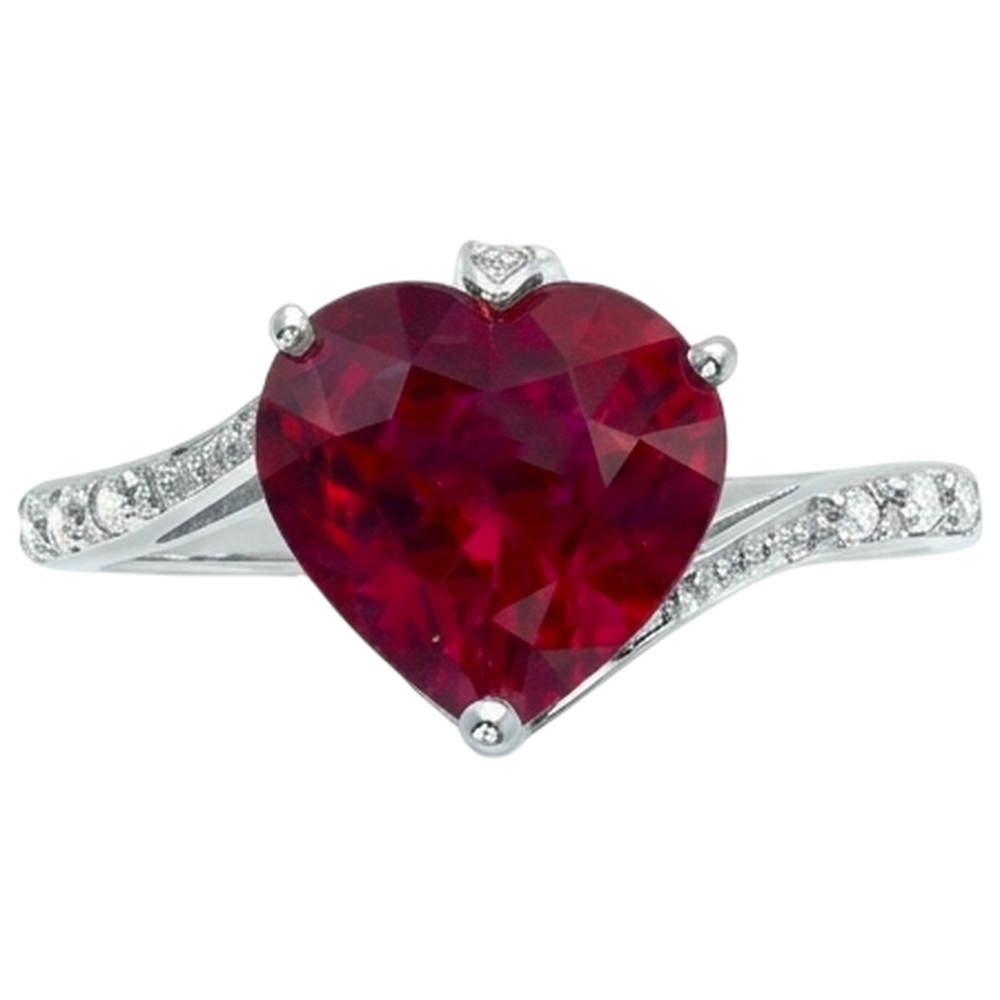 naturel round diamant 7.20carats bague angle de côté