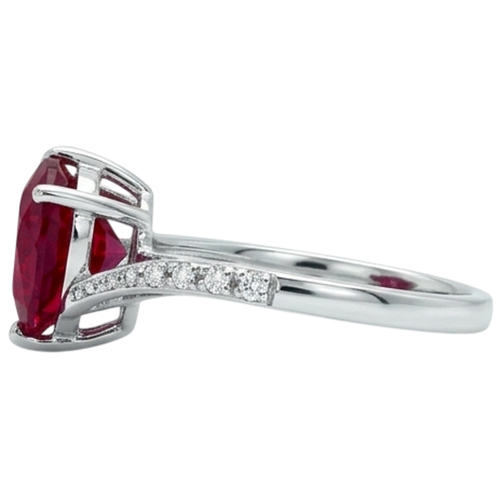 naturel round diamant 7.20carats bague détail rapproché