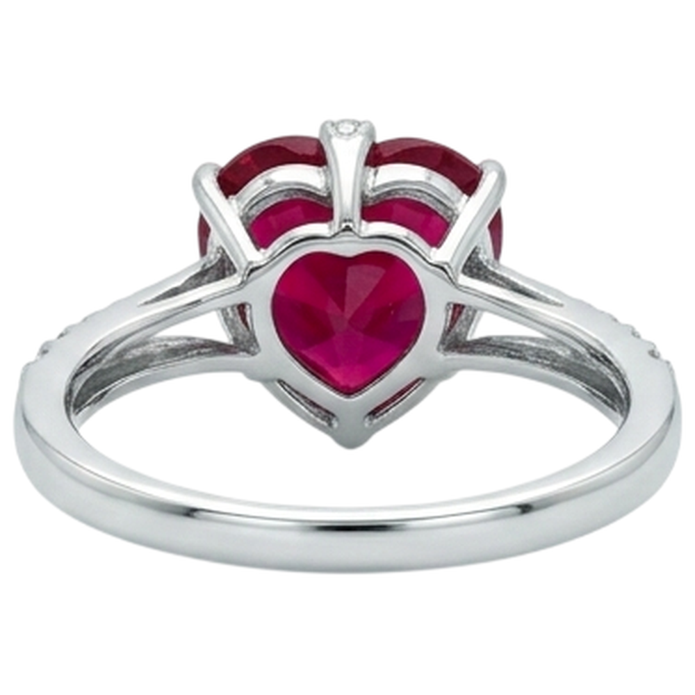 naturel round diamant 7.20carats bague vue de dessus