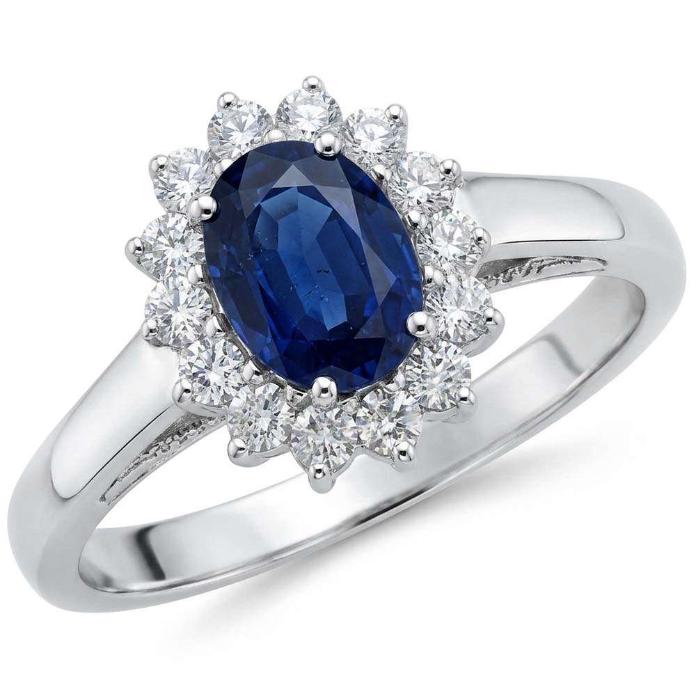 Bague Saphir Birman Coupe Ovale
