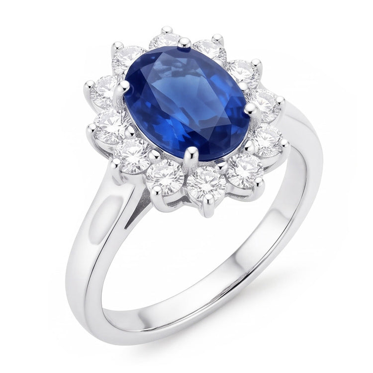 Bague Saphir Birman Coupe Ovale