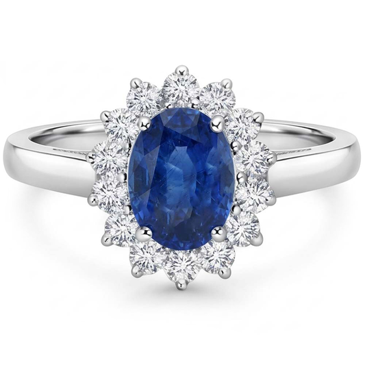 Bague Saphir Birman Coupe Ovale