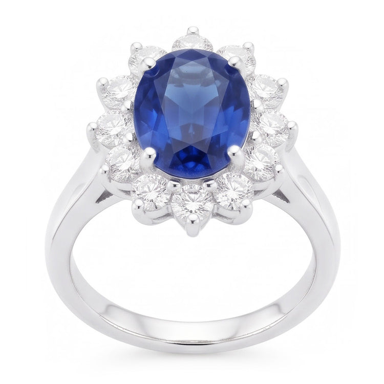 Bague Saphir Birman Coupe Ovale