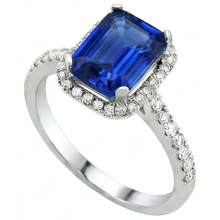 naturel diamant 3.50carats bague vue de dessus