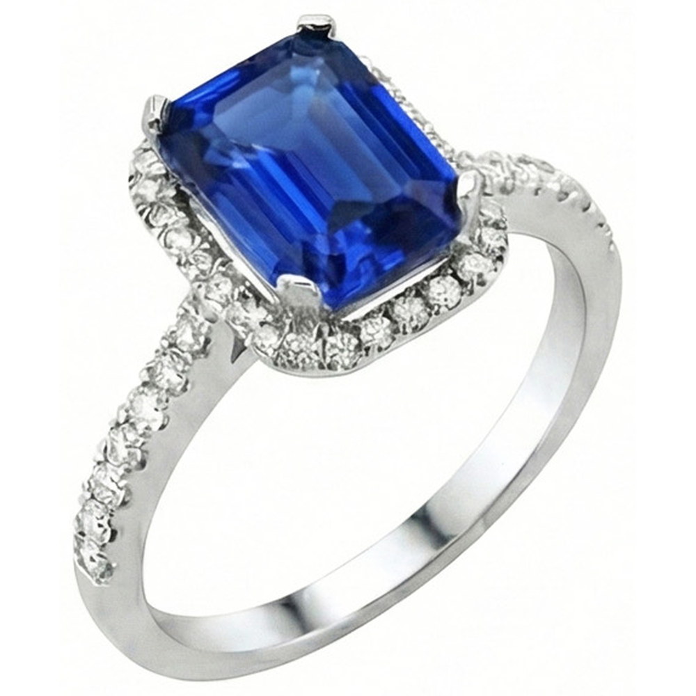 naturel diamant 3.50carats bague détail rapproché