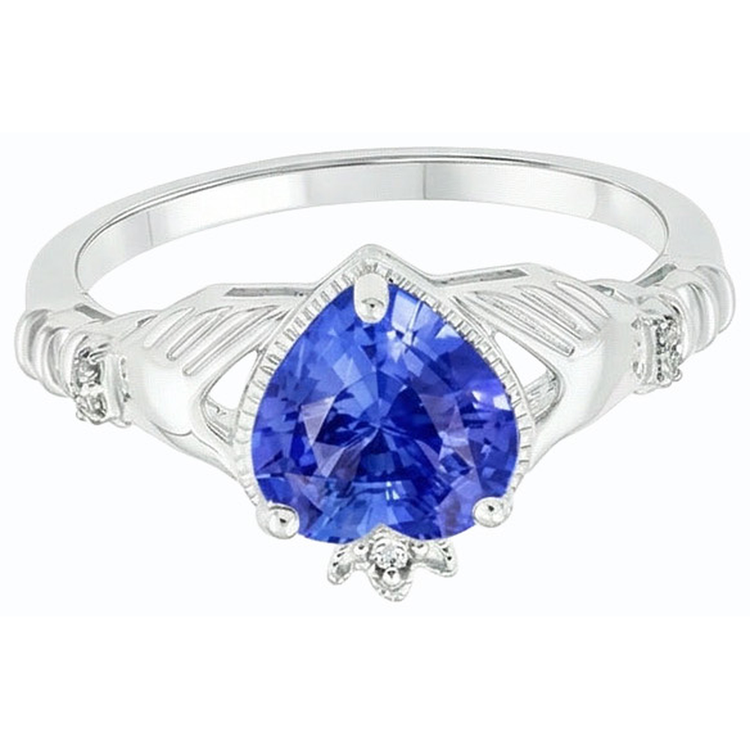 naturel round diamant 2carats bague détail rapproché